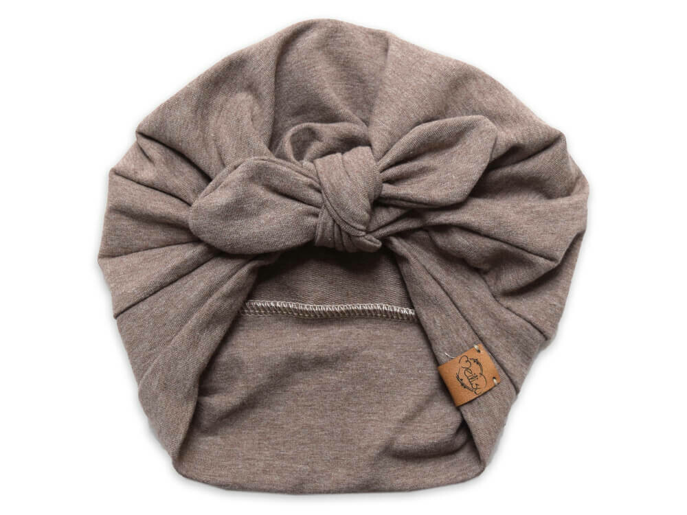 Turbanmütze | braun meliert