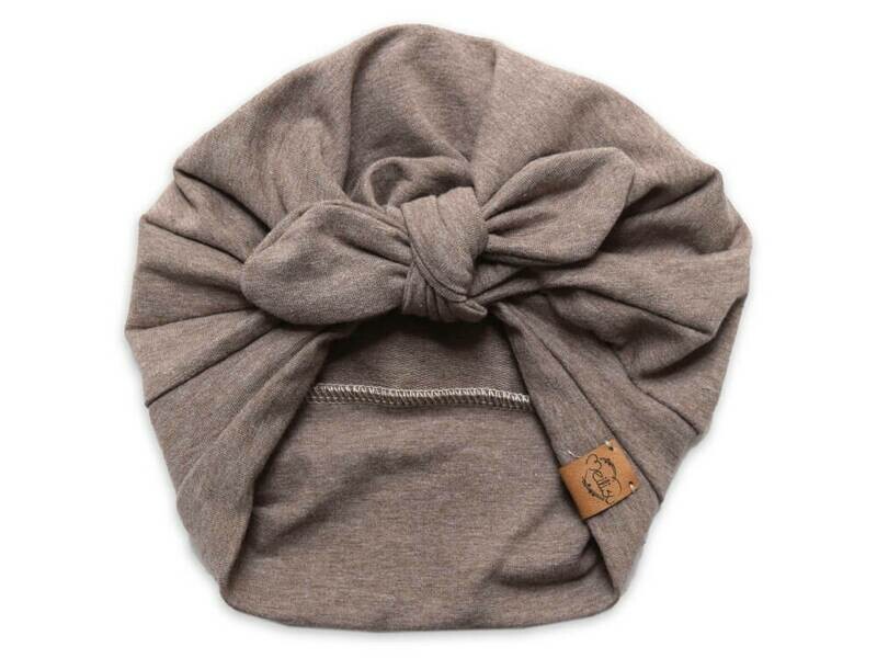 Turbanmütze | braun meliert