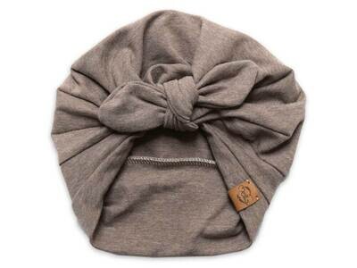 Turbanmütze | braun meliert