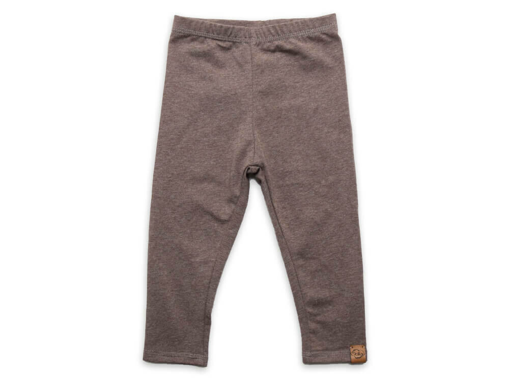 Leggings | braun meliert