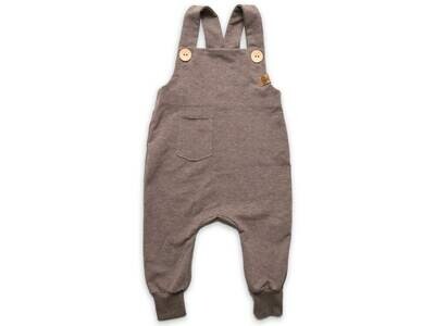 Latzhose | braun meliert