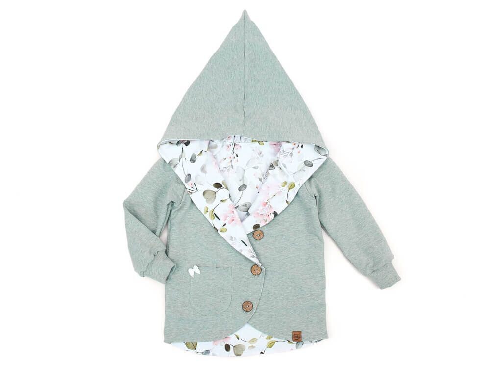 Sweatjacke | mint meliert