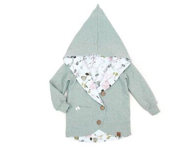 Sweatjacke | mint meliert