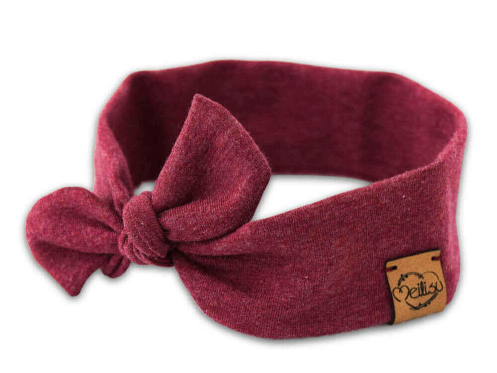 Haarband | bordeaux meliert