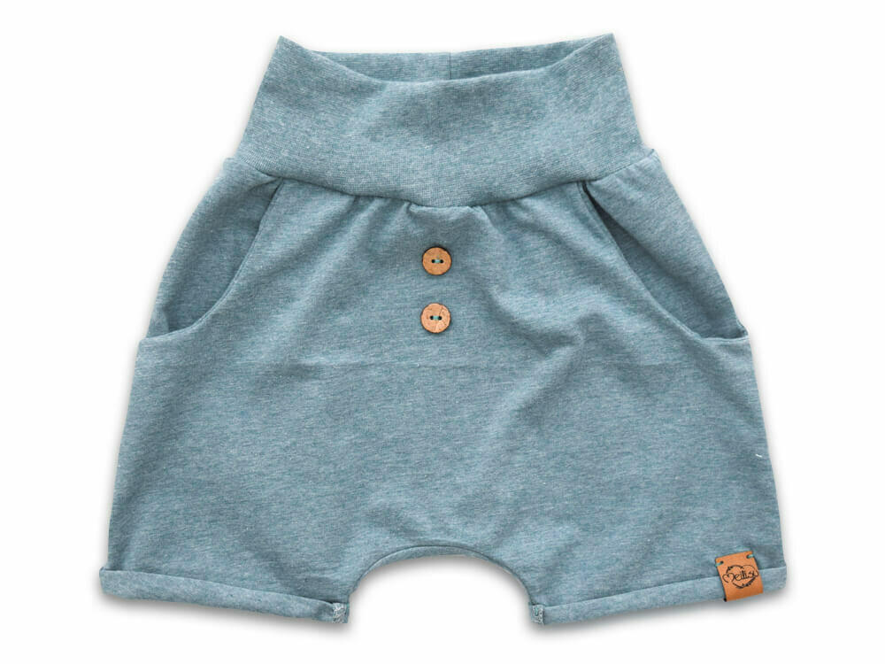 Shorts | dusty blue meliert