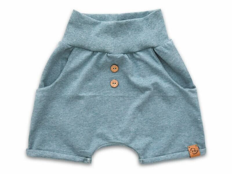 Shorts | dusty blue meliert