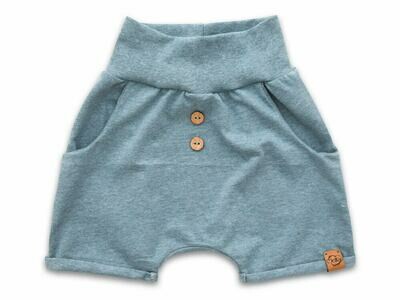 Shorts | dusty blue meliert