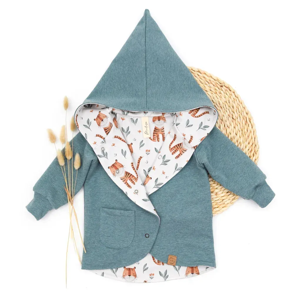 Sweatjacke | dusty blue meliert Sweatjacke | dusty blue meliert