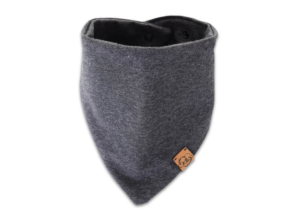 Halstuch | anthrazit meliert