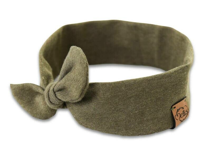 Haarband | khaki meliert