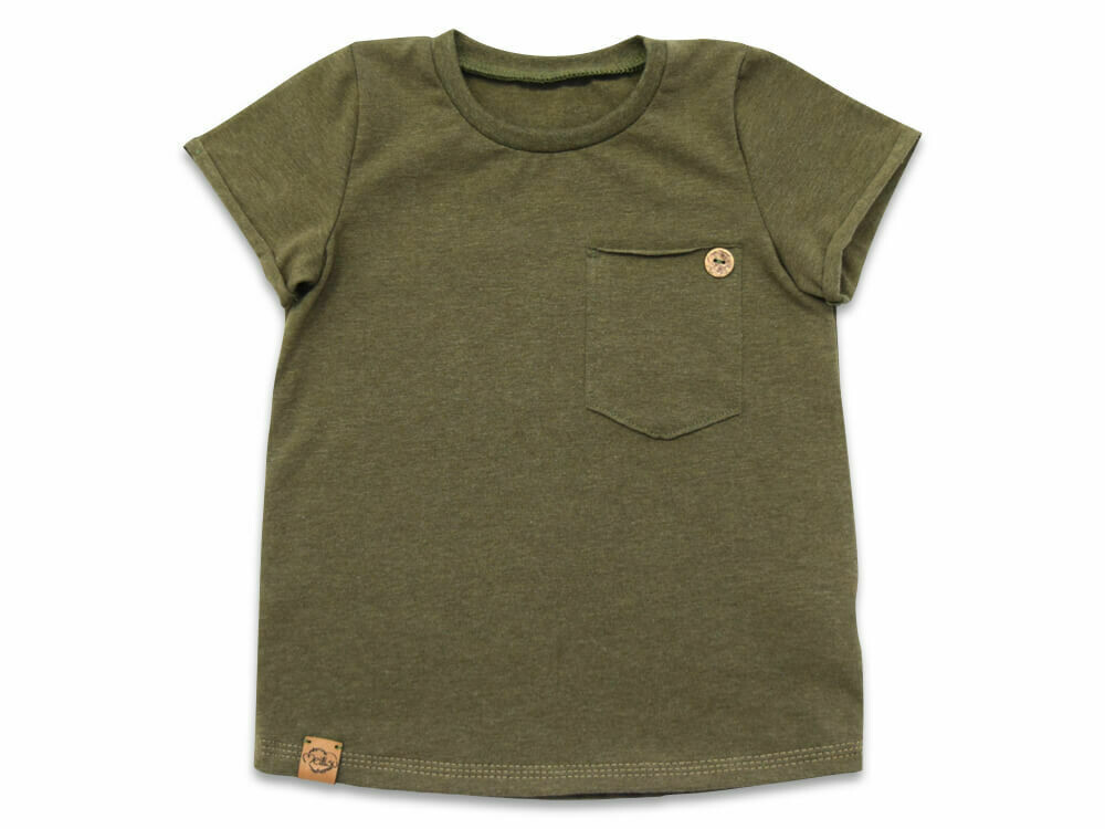 T-Shirt | khaki meliert