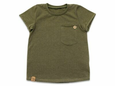 T-Shirt | khaki meliert