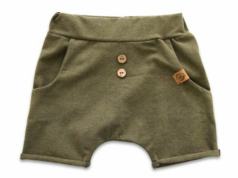 Shorts | khaki meliert