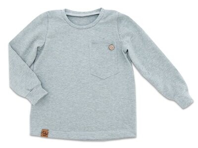 Langarmshirt | mint meliert