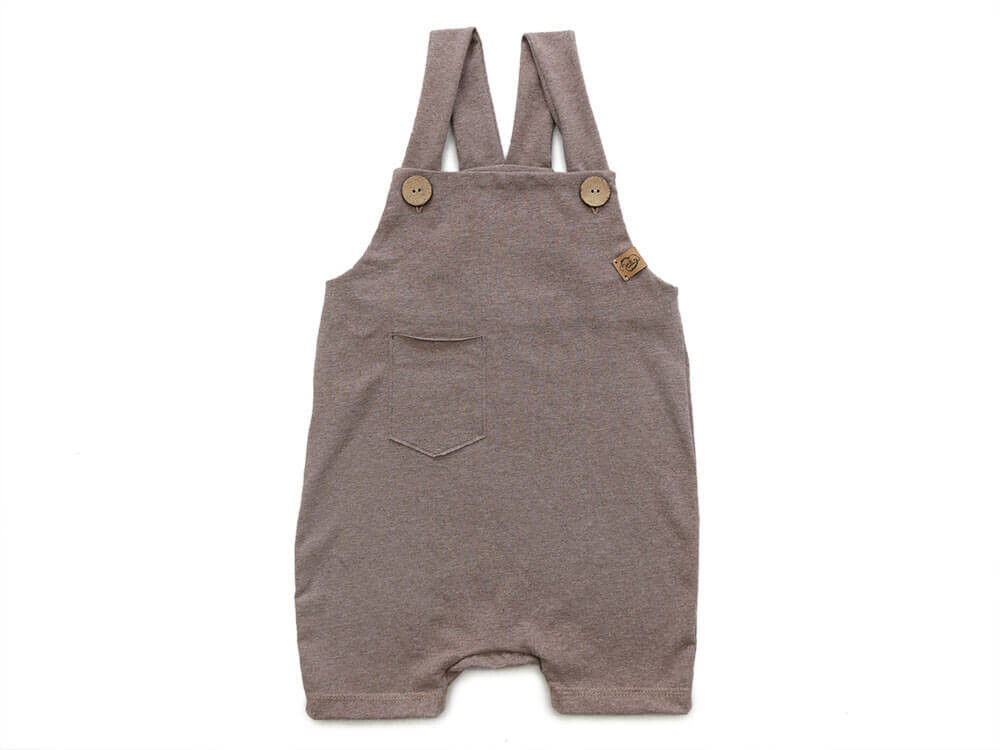 Latzshorts | braun meliert