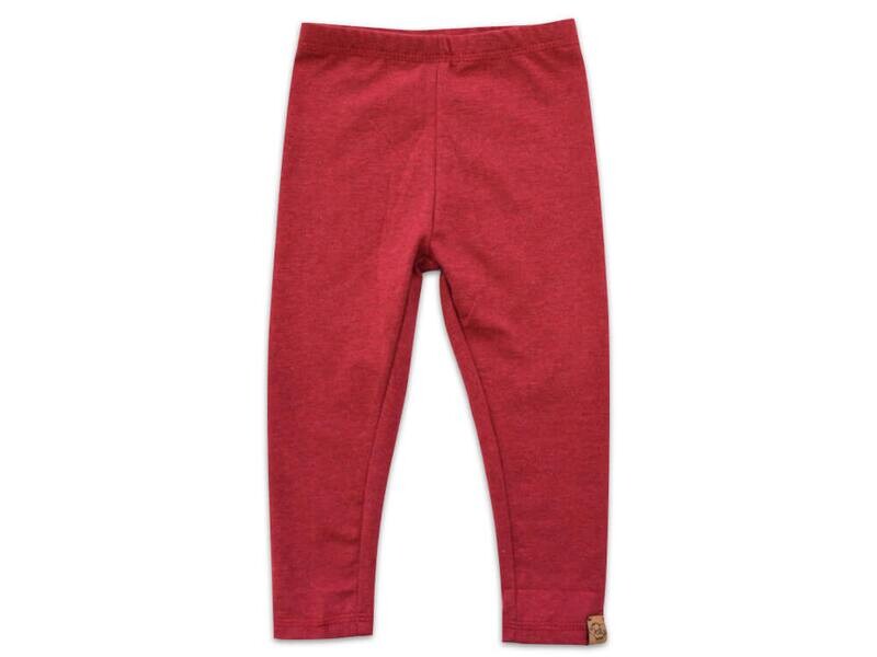 Leggings | ziegelrot meliert