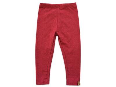 Leggings | ziegelrot meliert