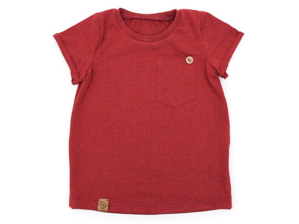 T-Shirt | ziegelrot meliert