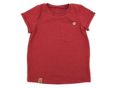 T-Shirt | ziegelrot meliert