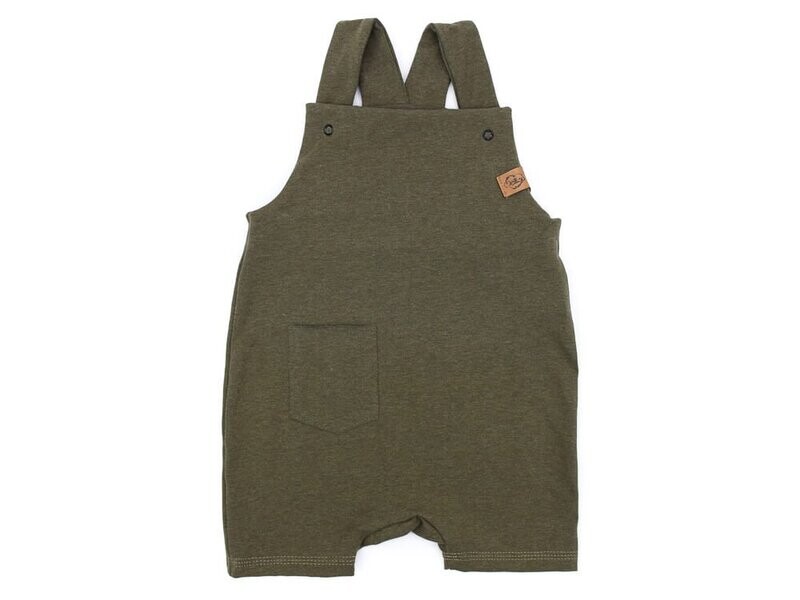 Latzshorts | khaki meliert