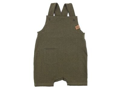 Latzshorts | khaki meliert