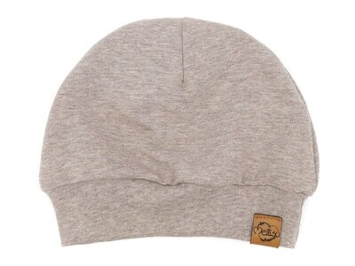 Bündchenmütze | beige meliert