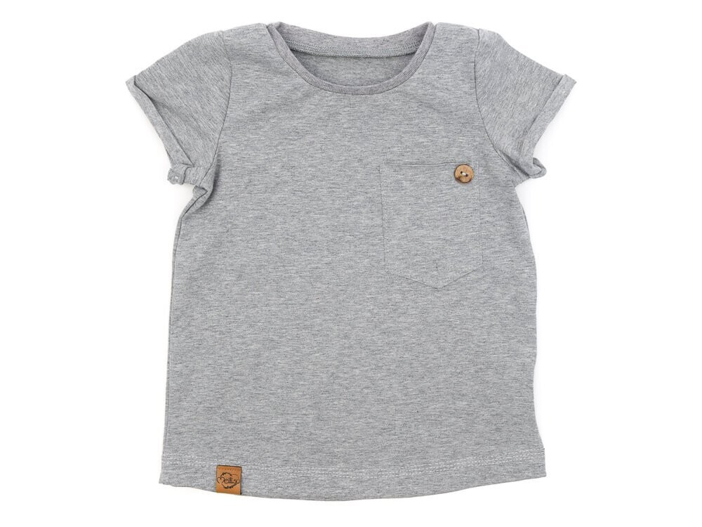 T-Shirt | hellgrau meliert