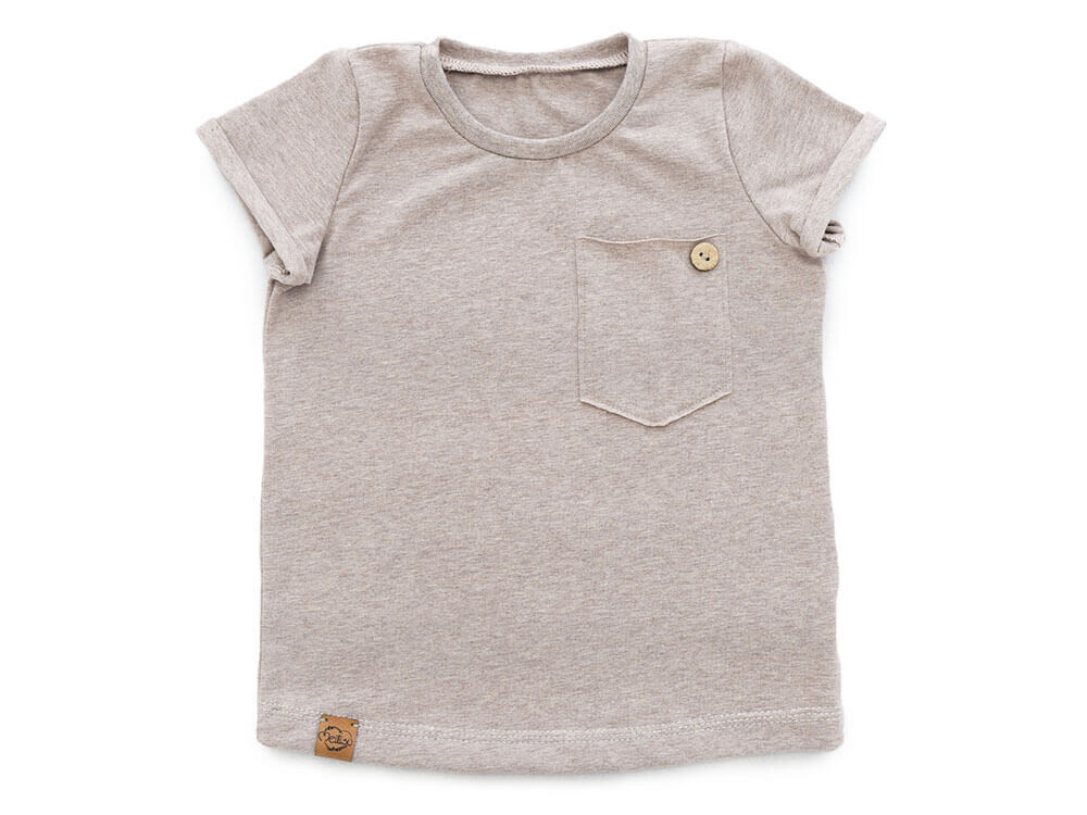 T-Shirt | beige meliert