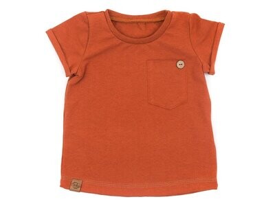 T-Shirt | terracotta meliert