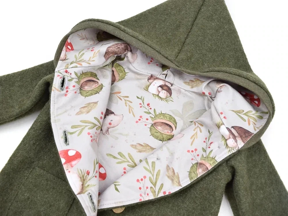 Walkjacke | khaki meliert