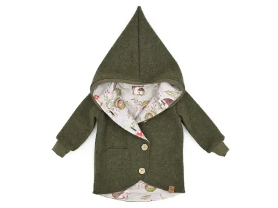 Walkjacke | khaki meliert