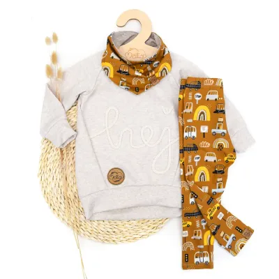Set | Cars & Rainbows | Pullover & Halstuch & Leggings
