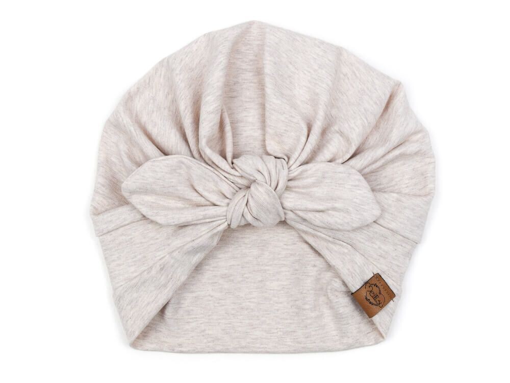 Turbanmütze | creme meliert