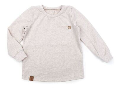 Langarmshirt | creme meliert