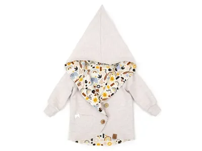 Sweatjacke | creme meliert