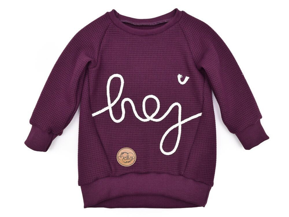 Oversized Pullover Waffelstrick | aubergine Oversized Pullover Waffelstrick | aubergine