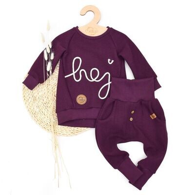 Hausanzug | aubergine Hausanzug | aubergine