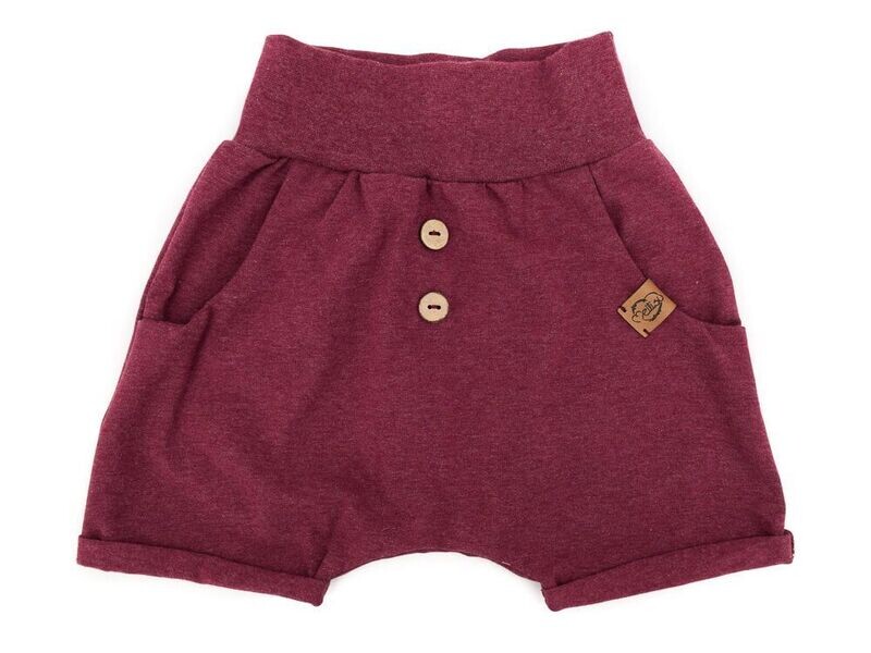 Shorts | bordeaux meliert