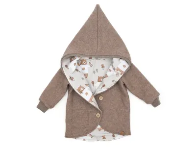 Walkjacke | hellbraun meliert Walkjacke | hellbraun meliert