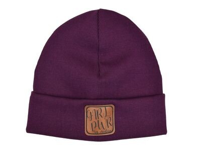 Hipster Mütze | Feinripp | aubergine Hipster Mütze | Feinripp | aubergine