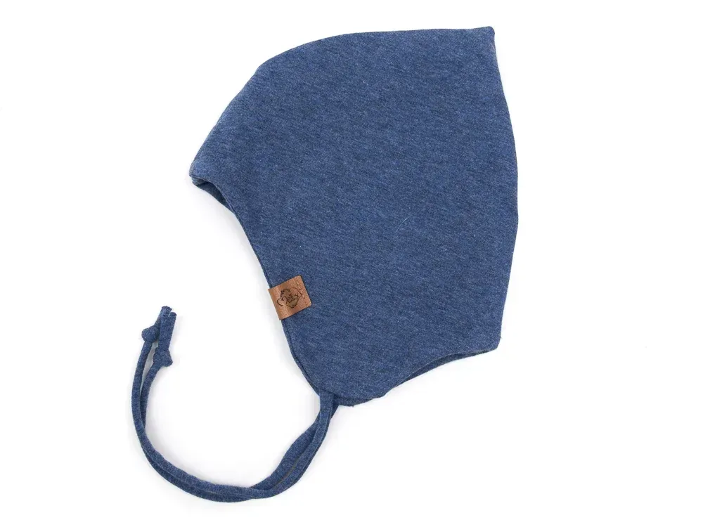 Zipfelmütze | jeansblau meliert