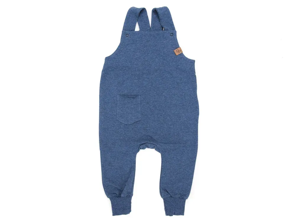 Latzhose | jeansblau meliert