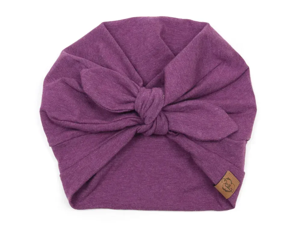 Turbanmütze | beere meliert