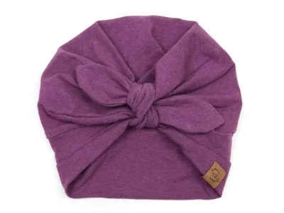 Turbanmütze | beere meliert Turbanmütze | beere meliert