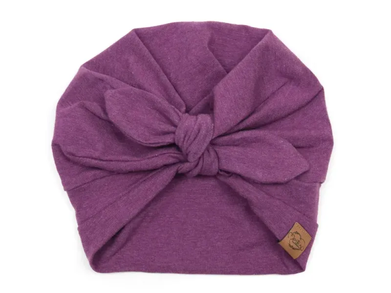 Turbanmütze | beere meliert