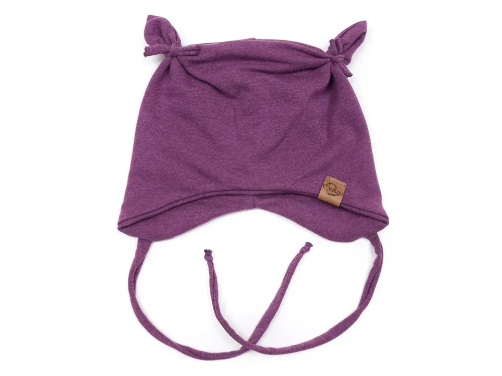 Ohrenmütze | beere meliert