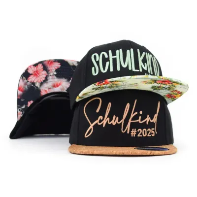 Snapback Cap | Schulkind | Blumen & Kork