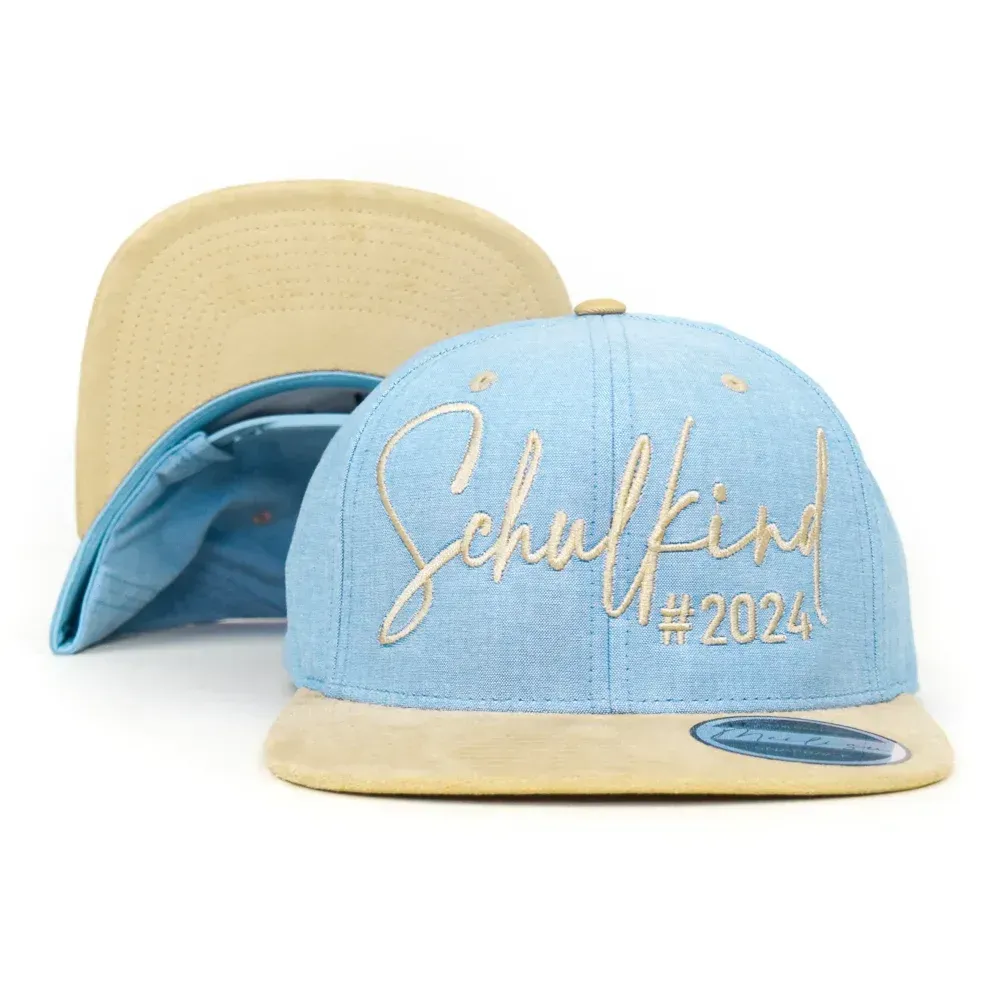 Snapback Cap | Schulkind 2026 | hellblau