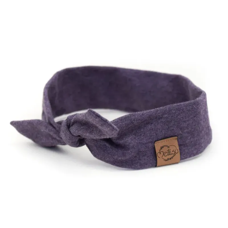 Haarband | aubergine meliert