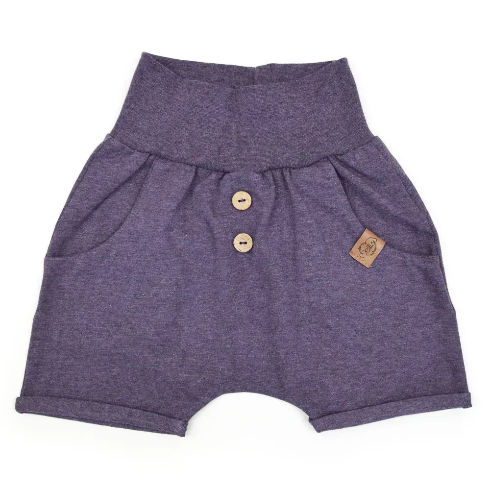 Shorts | aubergine meliert